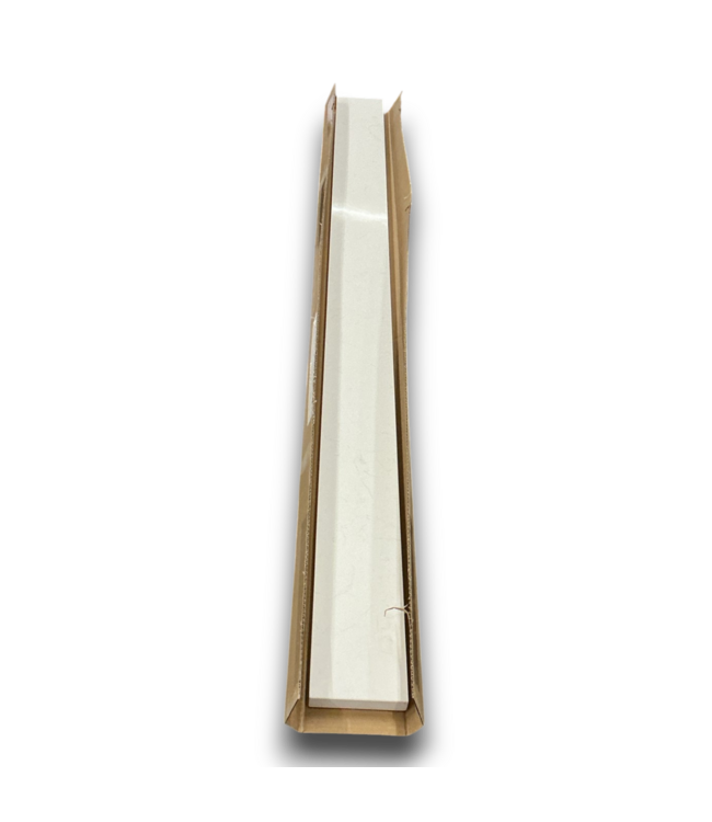 56011 White Quartz Double Sink Vanity Top 60"