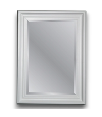 Bud's Warehouse 56019 White Beveled Mirror 32" X 44"