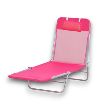 Bud's Warehouse 56021 Pink Mesh Outdoor Lounge Chair