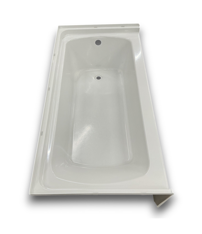 56029 Fiberglass Alcove Soaking Bathtub 30" X 60" Rh