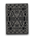 56033 Black & White Indoor Area Rug 5' X 7'