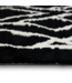 56033 Black & White Indoor Area Rug 5' X 7'