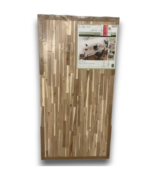 Bud's Warehouse 56034 Solid Wood Butcher Block Countertop