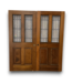 56020 72 X 80 Double Door Slab Set. Solid Antique Style