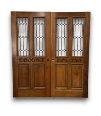 Bud's Warehouse 56020 72 X 80 Double Door Slab Set. Solid Antique Style