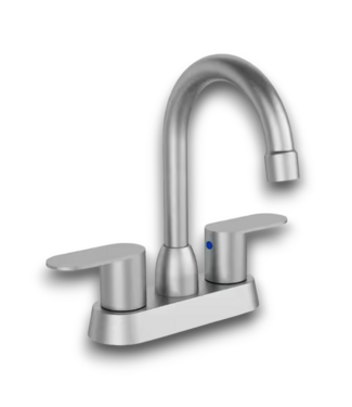 Bud's Warehouse 56048 2-handle Bathroom Sink Faucet 360° Swivel Centerset