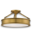 56052 Harbour Point Liberty Gold Indoor 3-light Semi-flush Mount