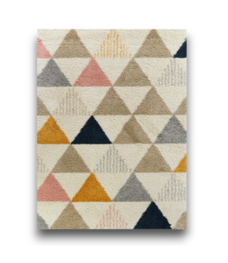 Bud's Warehouse 56057 Mutli-color Geo Indoor Area Rug 8' X 10'