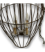 56058 Rustic Iron Birdcage Chandelier 4 Light