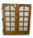 56060 72 X 80 Solid Oak French Door Set With Glass