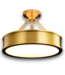 56064 18.5” Gold Indoor Led Light Metal