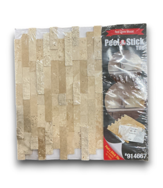 Bud's Warehouse 56067 Peel And Stick Stacked Stacked Natural Stone