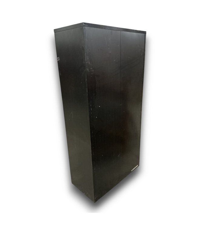 56061 36" X 16" X 72" Black Steel Storage Cabinet