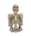 56086 7' Hanging Skeleton Decoration