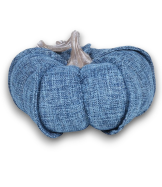 Bud's Warehouse 56087 4” Pumpkin Fabric Figure Blue