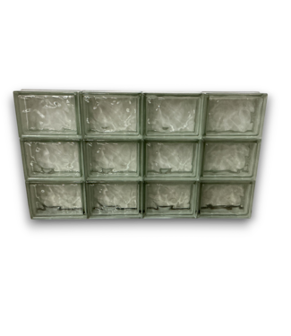 Bud's Warehouse 56093 Frameless Wave Pattern Non-vented Glass Block Window