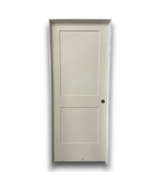 Bud's Warehouse 56099 Primed Prehung Solid Core Left Hand Interior Door 32 X 80