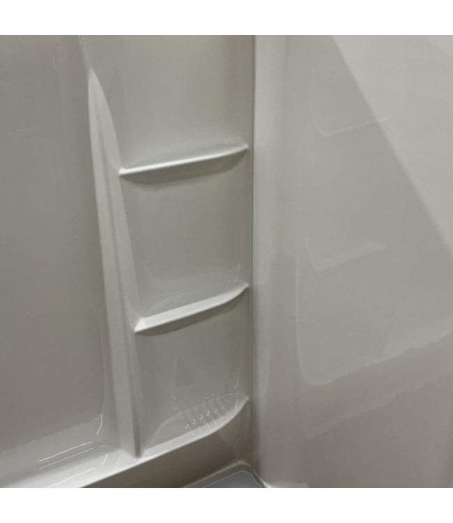 56101 60” Bathtub Wall Set White