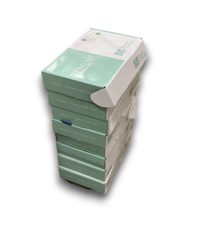 56092 31 Sq. Ft. Of 2 X 8 Chalk White Cement Tile