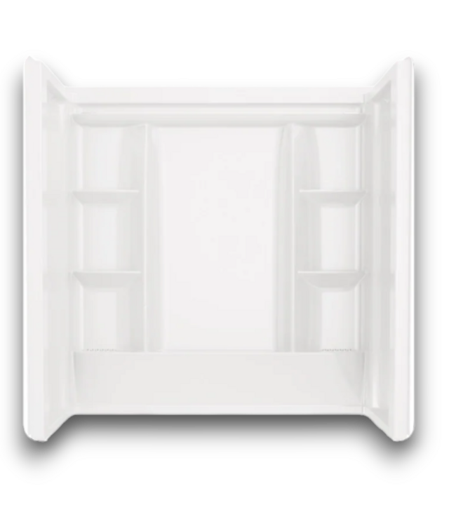 56101 60” Bathtub Wall Set White
