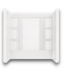 56101 60” Bathtub Wall Set White