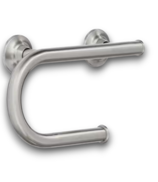Bud's Warehouse 56103 Brushed Nickel Grab Bar W/integrated Paper Holder