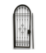 56102 Black Wrought Iron Security Door 37" X 87.5" Lh