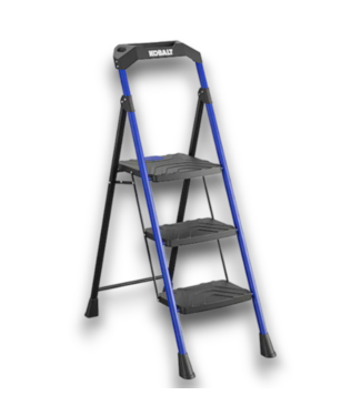 Bud's Warehouse 56110 3 Step 300lbs Cap. Steel Foldable Step Stool
