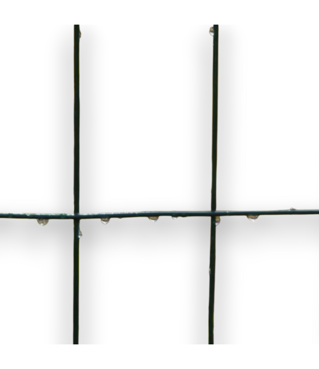 56116 36”h X 50’ Vinyl Green Steel Garden Fence
