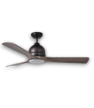 Bud's Warehouse 56122 54” Led Bronze Aged Oak Ceiling Fan With Light