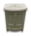 56124 Mint Vanity With White Ceramic Top 24"