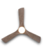 56122 54” Led Bronze Aged Oak Ceiling Fan With Light