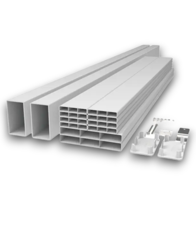 56142 White Vinyl Outdoor Privacy Screen 3' X 4'