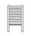 56142 White Vinyl Outdoor Privacy Screen 3' X 4'