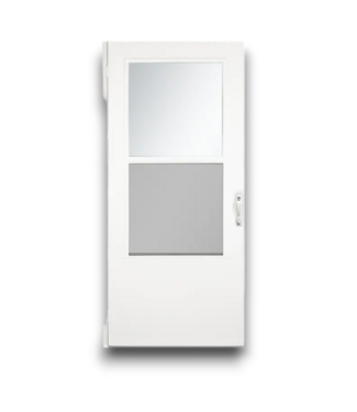 Bud's Warehouse 56145 30 X 78 White Aluminum Full Light Storm Door