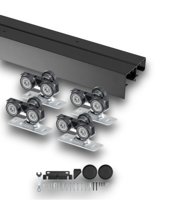 56147 Sliding Closet Door Hardware Kit 4 Ft