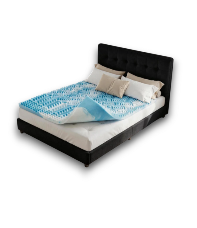 56153 Cooling Gel Memory Foam Mattress Topper Twin Xl