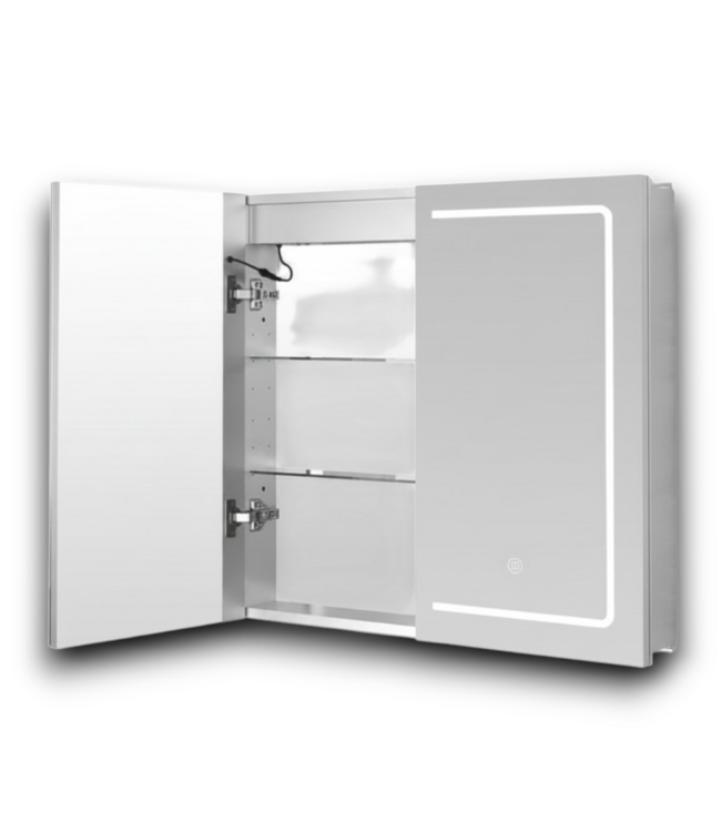 56127 White Led Fog Free Medicine Cabinet 32" X 27"
