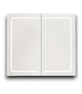 Bud's Warehouse 56127 White Led Fog Free Medicine Cabinet 32" X 27"