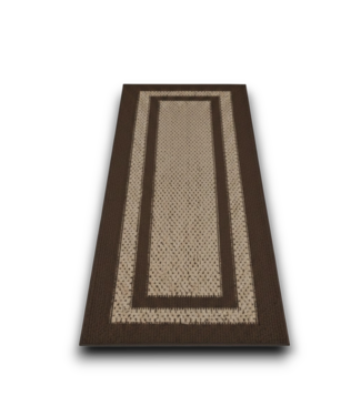 Bud's Warehouse 56137 Sisal Brown Runner Rug 24" X 70"