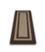 56137 Sisal Brown Runner Rug 24" X 70"