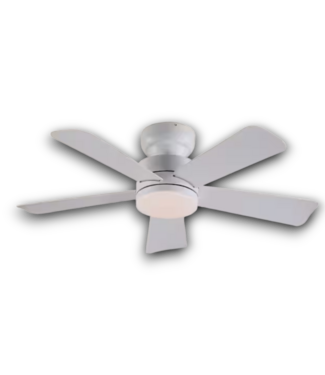 Bud's Warehouse 56138 White 5-blade Ceiling Fan W/led Light 41"