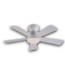 56138 White 5-blade Ceiling Fan W/led Light 41"
