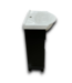 56126 Black Single Bathroom Vanity W/top 20"