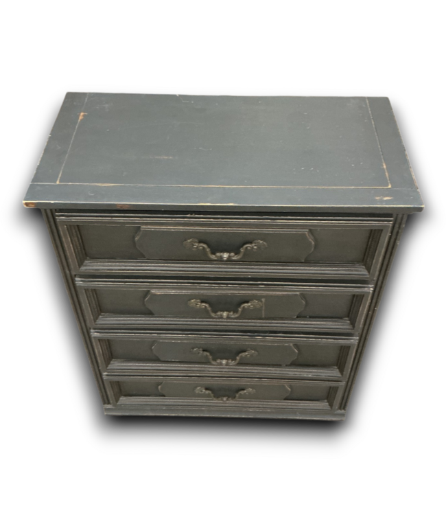 56136 Flat Black Bedroom Dresser 34"w