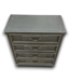 56136 Flat Black Bedroom Dresser 34"w