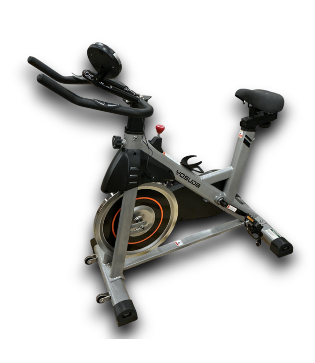 56156 Black And Silver Indoor Cycling Bike Comfort