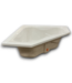 56163 White Neo Angle Soaking Bathtub 60" X 60"