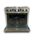 56164 Pro Style Stainless Steel Duel Fuel Range With 6 Open Burners 36"