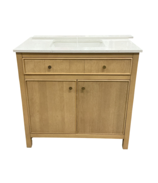 Bud's Warehouse 56172 White Oak Freestanding Vanity W/top 36"